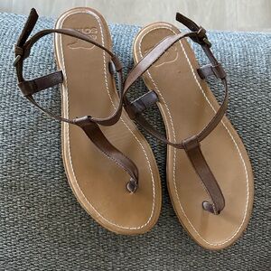 SOREL Women’s T-Strap Flat Sandals - Size 10